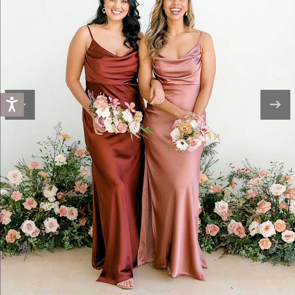 Reverly Skye Satin dress